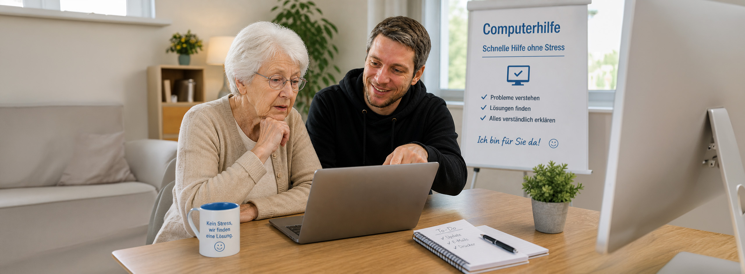 Computerhilfe Luxemburg. Hilfe für Senioren am Computer in Luxemburg