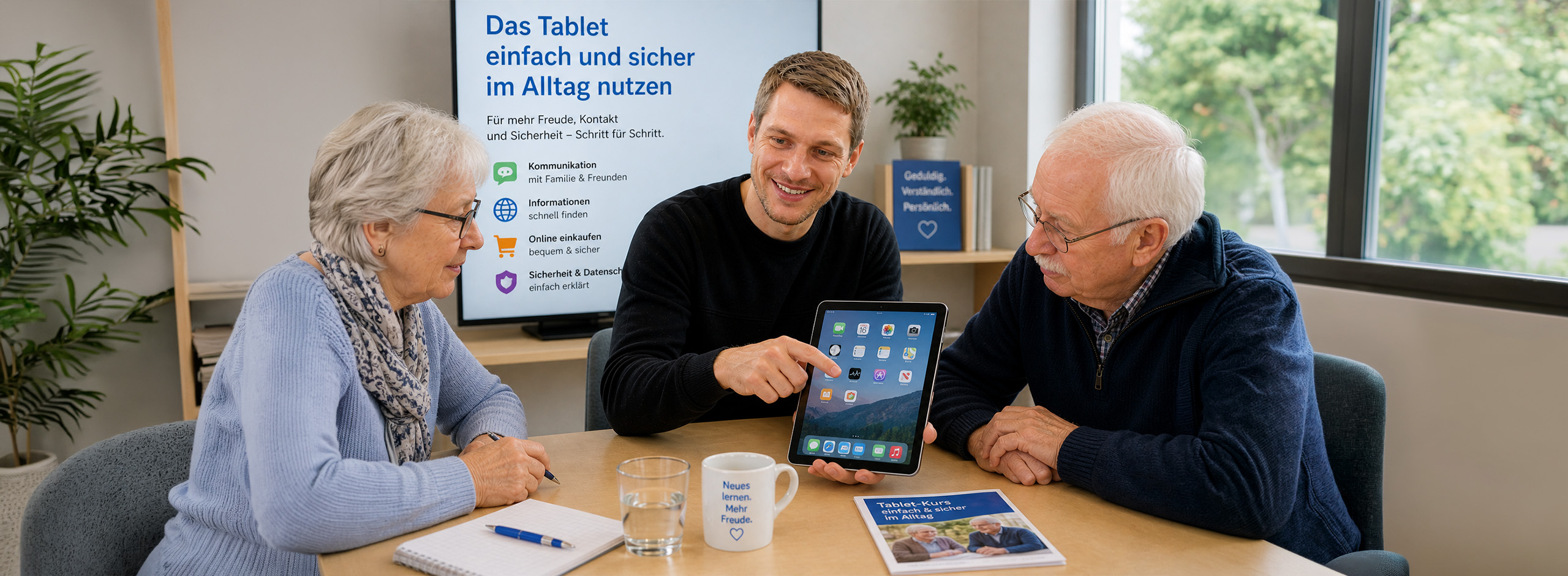 Tabletkurse Luxemburg für Senioren und Neu- oder Wiedereinsteiger
