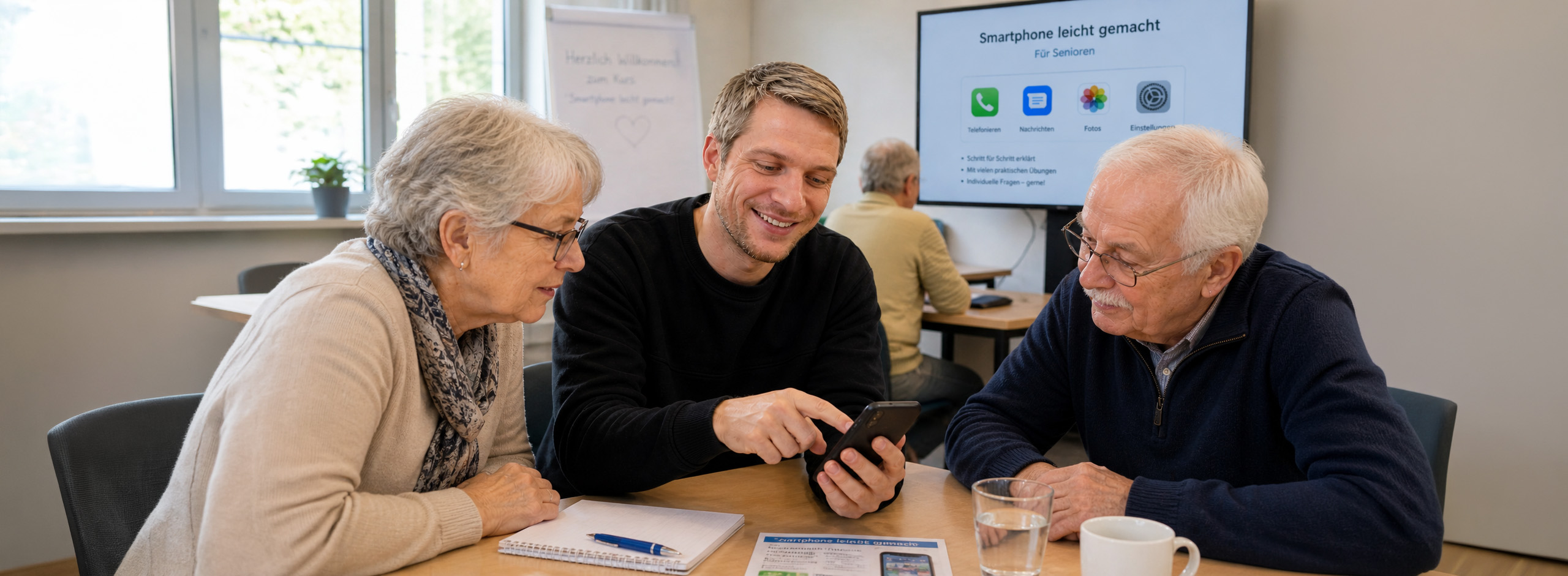 Computerkurse Luxemburg, Computerhilfe für Senioren