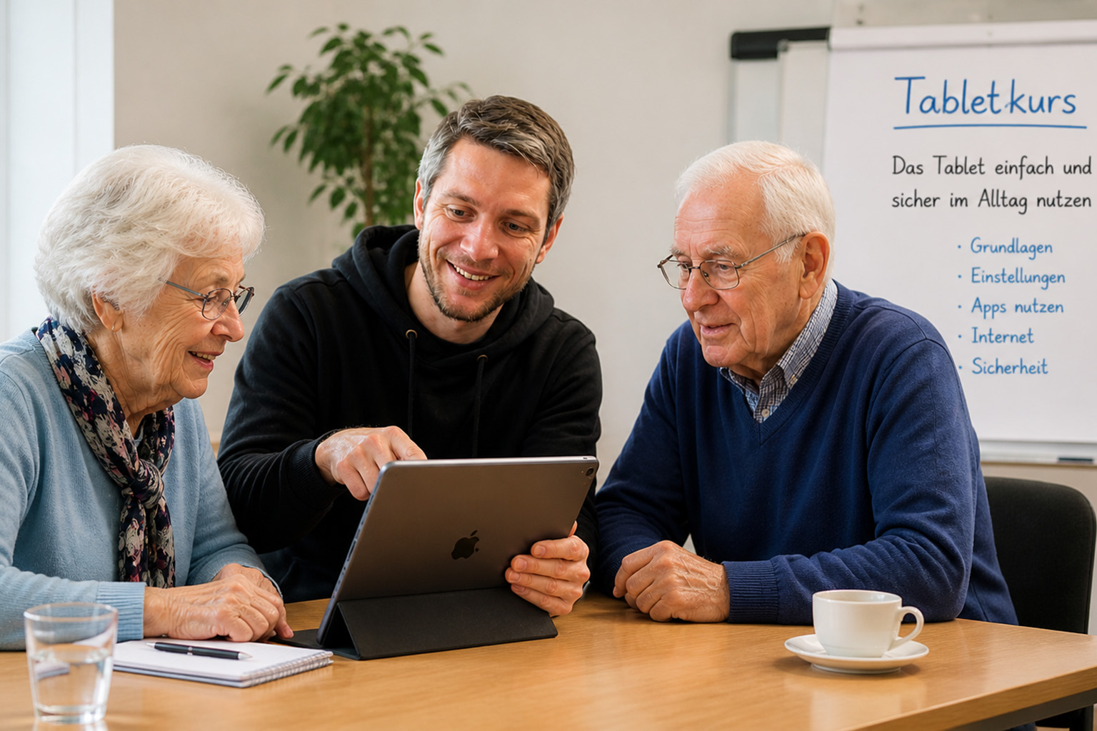 Tabletkurse Luxemburg für Senioren und Neu- oder Wiedereinsteiger